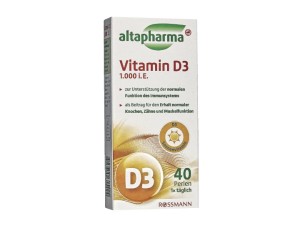 قرص آلتافارما ویتامین D3 1000 (40 عددی)