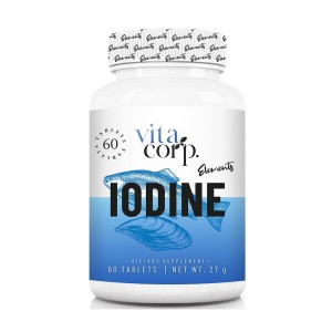 قرص ید iodine ویتاکورپ 100ug (60 عددی)