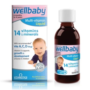 قطره ویتامین کودک Wellbaby ولبیبی (30 میل)