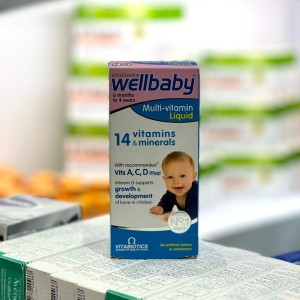 قطره ویتامین کودک Wellbaby ولبیبی (30 میل)