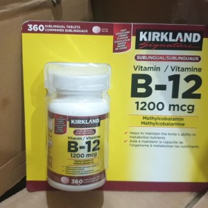 قرص ویتامین B-12 1200mcg کرکلند (360 عددی)