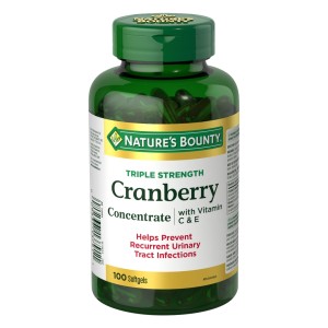 قرص  زغال اخته Cranberry Ultra Potency 20.000mg نیچرز بونتی (60 عددی)