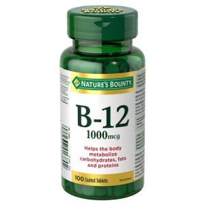 قرص ویتامین B-12 1000mcg نیچرز بونتی (100 عددی)