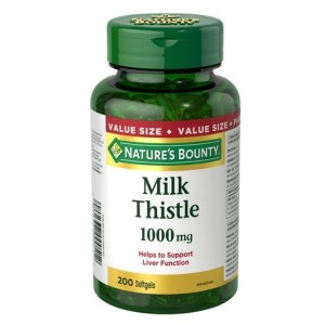 قرص خار مریم Milk Thistle 1000mg نیچرز بونتی (200 عددی)