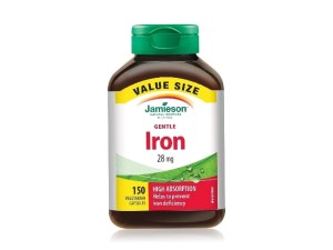 قرص آهن Jamieson Iron 28mg جیمیسون  (90 عددی)