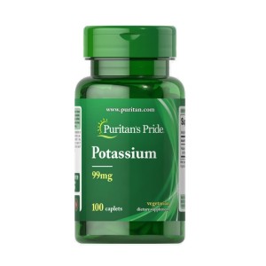 قرص پتاسیم Potassium 99mg (100 عددی)