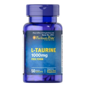 قرص ال-تورین  L-Taurine 1000mg پوریتان پراید (50 عددی)