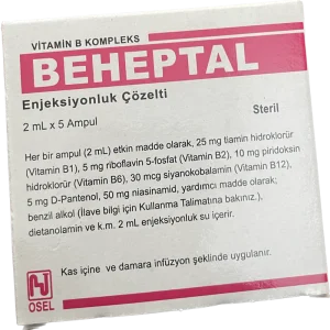 آمپول نوروبیون Beheptal B1.B6.B12 (5 عددی)
