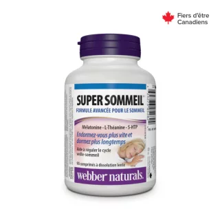 قرص جویدنی چرخه خواب Webber Naturals Super Sleep وبر نچرالز (90 عددی)