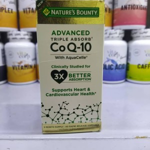 قرص کوآنزیم  Coenzyme Q10 100mg نیچرز بونتی (90 عددی)