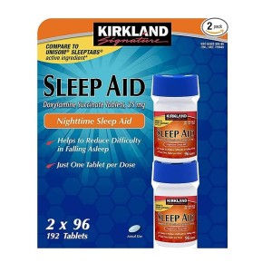 قرص دوکسیلامین Sleep Aid کرکلند (192 عددی)