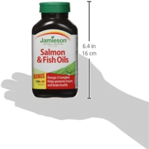 قرص امگا Salmon & Fish Oils Omega-3 جیمیسون  (200 عددی)