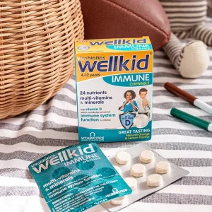 مولتی ویتامین کودک Wellkid ویتابیوتیکس (30 میل)