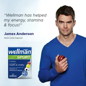 قرص ویتامین آقایان Wellman Sport ویتابیوتیکس (30 عددی)