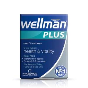 قرص ویتامین آقایان Wellman Plusویتابیوتیکس (30 عددی)