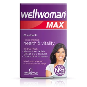 قرص ویتامین بانوان ولومن Wellwoman Max ویتابیوتیکس (30 عددی)