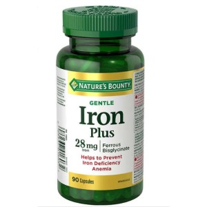 قرص آهن پلاس Gentle Iron Plus نیچرز بونتی (90 عددی)