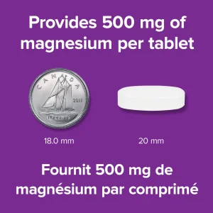 قرص منیزیم اکسید Magnesium Oxide 500mg وبر Webber Naturals (60 عددی)