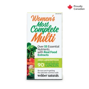 قرص مولتی ویتامین Women’s Most Complete Multi Vitamin وبر Webber Naturals (90 عددی)