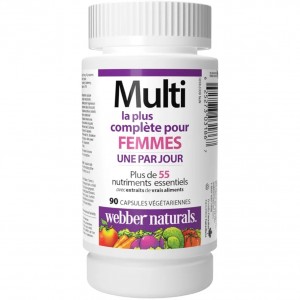 قرص مولتی ویتامین Women’s Most Complete Multi Vitamin وبر Webber Naturals (90 عددی)