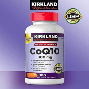 قرص کوآنزیم Coenzyme Q10 300mg کرکلند (100 عددی)