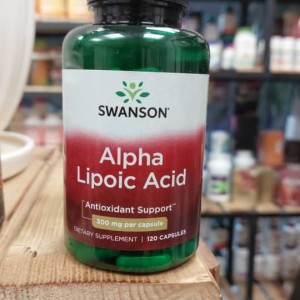قرص آلفا لیپوئیک اسید Alpha Lipoic Acid 300mg سوانسون (120 عددی)