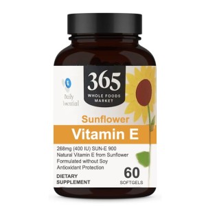 قرص ویتامین E 400iu هوول فودز Whole Foods (60 عددی)