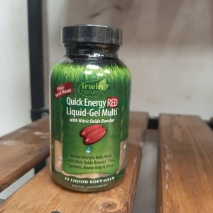 قرص انرژی Quick Energy RED Liquid-Gel Multi Irwin (72 عددی)