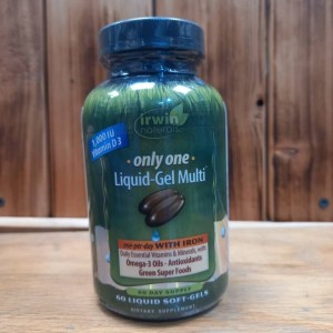 قرص مولتی ویتامین همراه با آهن Only One Liquid-Gel Multi Irwin Naturals ایروین نچرالز (60 عددی)