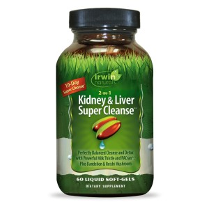 قرص کبد و کلیه 2IN1 Kidney & Liver Super Cleanse Irwin Naturals ایروین نچرالز (60  عددی)