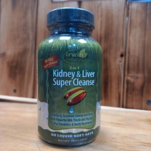 قرص پاکسازی کبد و کلیه 2IN1 Kidney & Liver Super Cleanse Irwin Naturals ایروین نچرالز (60  عددی)