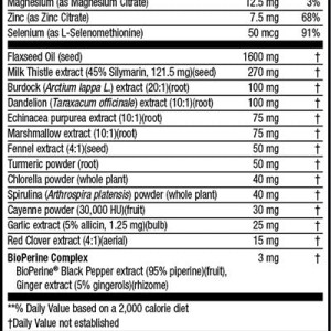 قرص پاکسازی بدن Liver Detox & Blood Refresh Irwin Naturals ایروین نچرالز (60  عددی)