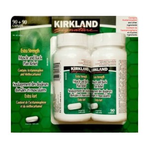 تسکین دهنده کمردرد و دردهای عضلانی Extra Strength Muscle Back Pain Relief کرکلند (180 عددی)