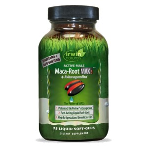 قرص ماکا و آشواگاندا Maca Root Max3 + Ashwagandha Irwin Naturals ایروین نچرالز (75 عددی)