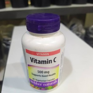 قرص ویتامین C 500mg وبر Webber Naturals (60 عددی)