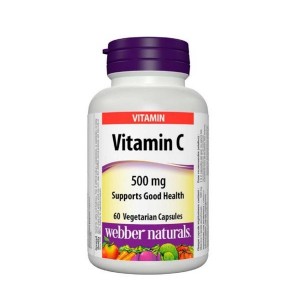 قرص ویتامین C 500mg وبر Webber Naturals (60 عددی)