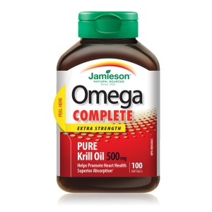قرص امگا 3 Jamieson Omega 3 Complete Krill Oil جیمیسون  (100 عددی)