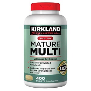 قرص مولتی ویتامین بزرگسال Kirkland Mature +50 کرکلند (400 عددی)