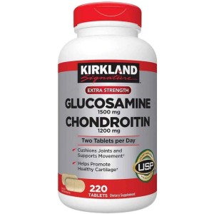 قرص تقویتی مفاصل گلوکوزامین Kirkland Glucosamine 1500mg کرکلند (220 عددی)