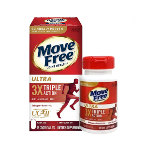 قرص موو فری Move Free® 3X Ultra Triple Action With Type II Collagen & Boron