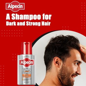 شامپو ضد ریزش و تیره کننده موی تونینگ Alpecin Tuning & The Dark Caffeine Shampoo آلپسین (200 میل)