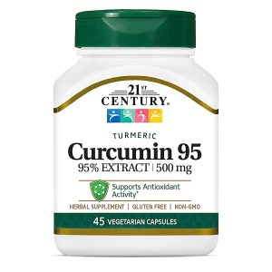 قرص زردچوبه Turmeric Curcumin 500mg (45 عددی)