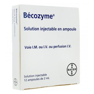 آمپول ب کمپلکس بکوزیم بایر آلمان Becozyme Bayer (12 عددی)