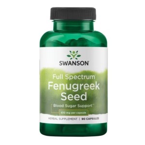 قرص بذر شنبلیله با طیف کامل Swanson Full Spectrum Fenugreek Seed سوانسون (90 عددی)