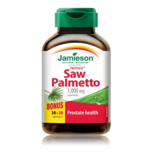 قرص عصاره ساوپالمتو Jamieson Saw Palmetto 1.000mg جیمیسون (60 عددی)