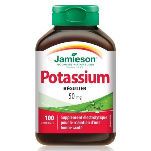 قرص پتاسیم Potassium 50mg جیمیسون (100 عددی)