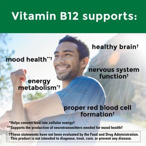 قرص ویتامین B12 1000mcg نیچرمید Nature Made (400 عددی)