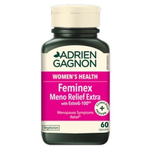 قرص تسکین علائم یائسگی Adrian Gagnon Feminex Meno Meno Relief Extra آدرین گانیون (60 عددی)