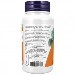 قرص پتاسیم Spring Valley Potassium 99mg اسپرینگ ولی (100 عددی)