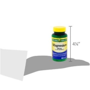 قرص منیزیم Spring Valley Magnesium 250mg اسپرینگ ولی (100 عددی)